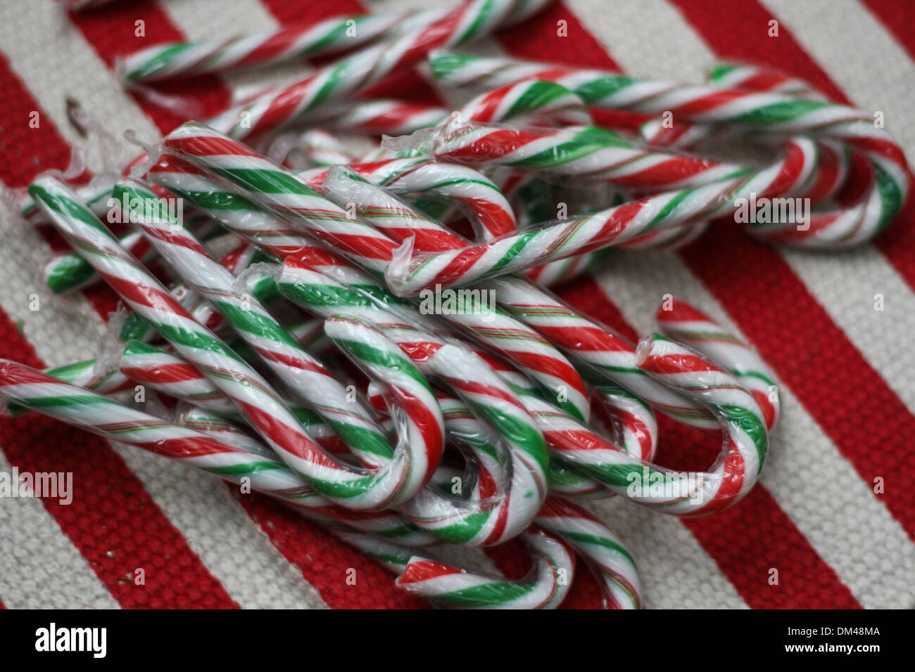Candy Canes are a traditional sweet treat during the Christmas season Stock Photo - Alamy