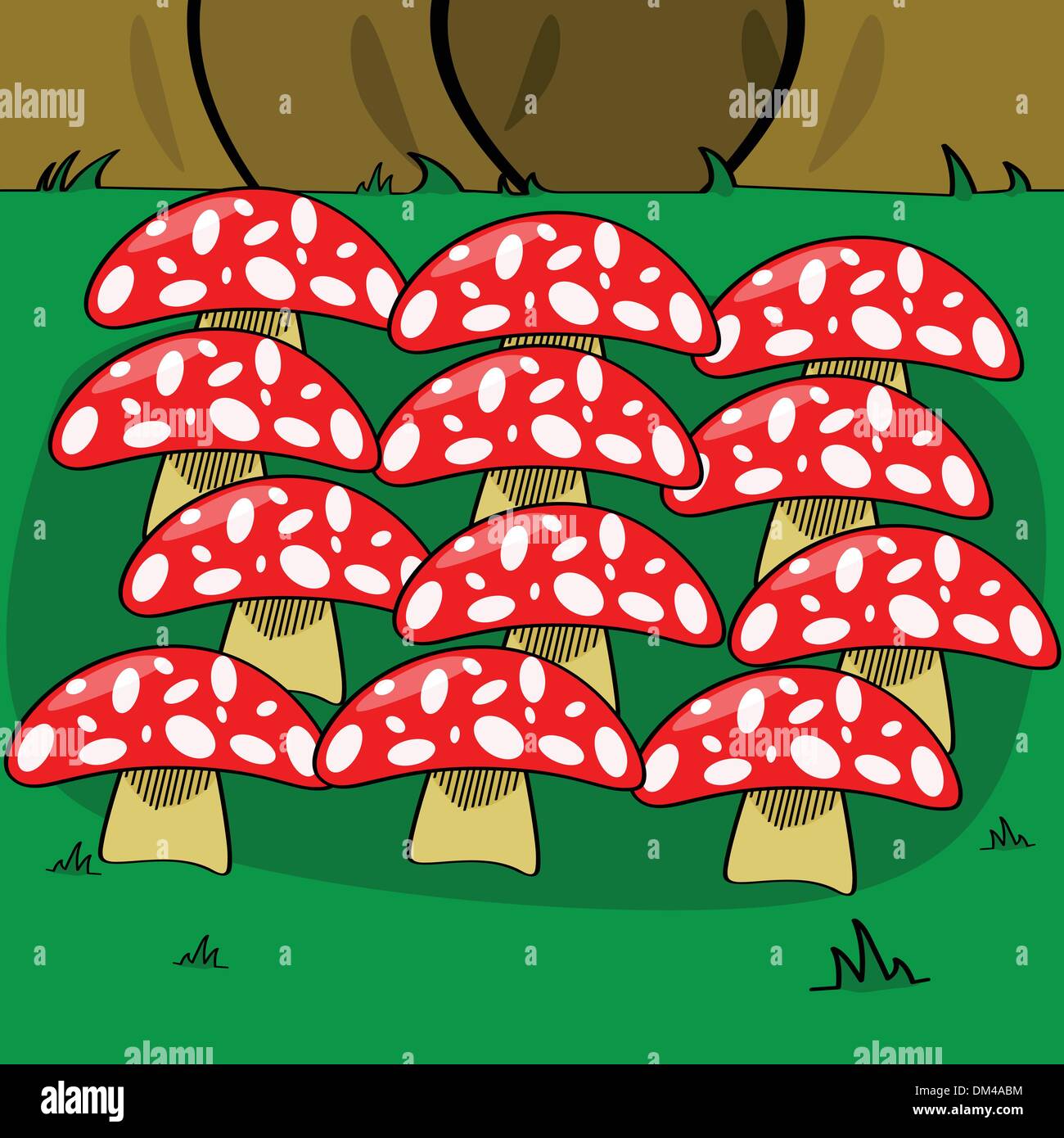 Cartoon Mushrooms Stock Photos & Cartoon Mushrooms Stock Images - Alamy