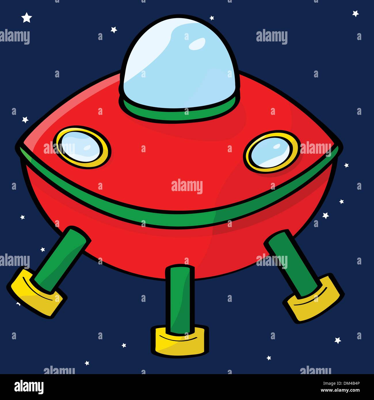 Cartoon space hi-res stock photography and images - Alamy