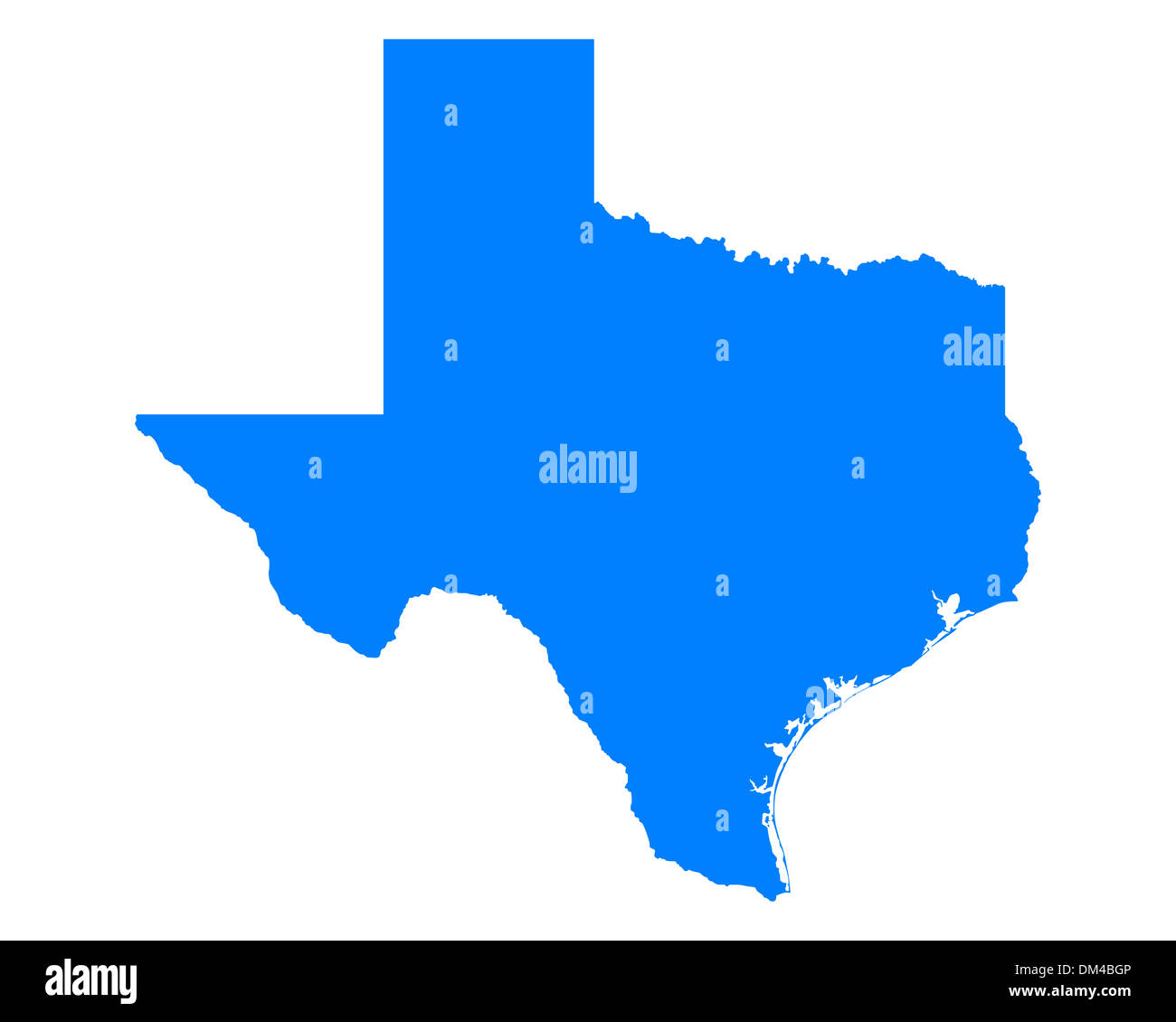 Map of Texas Stock Photo - Alamy