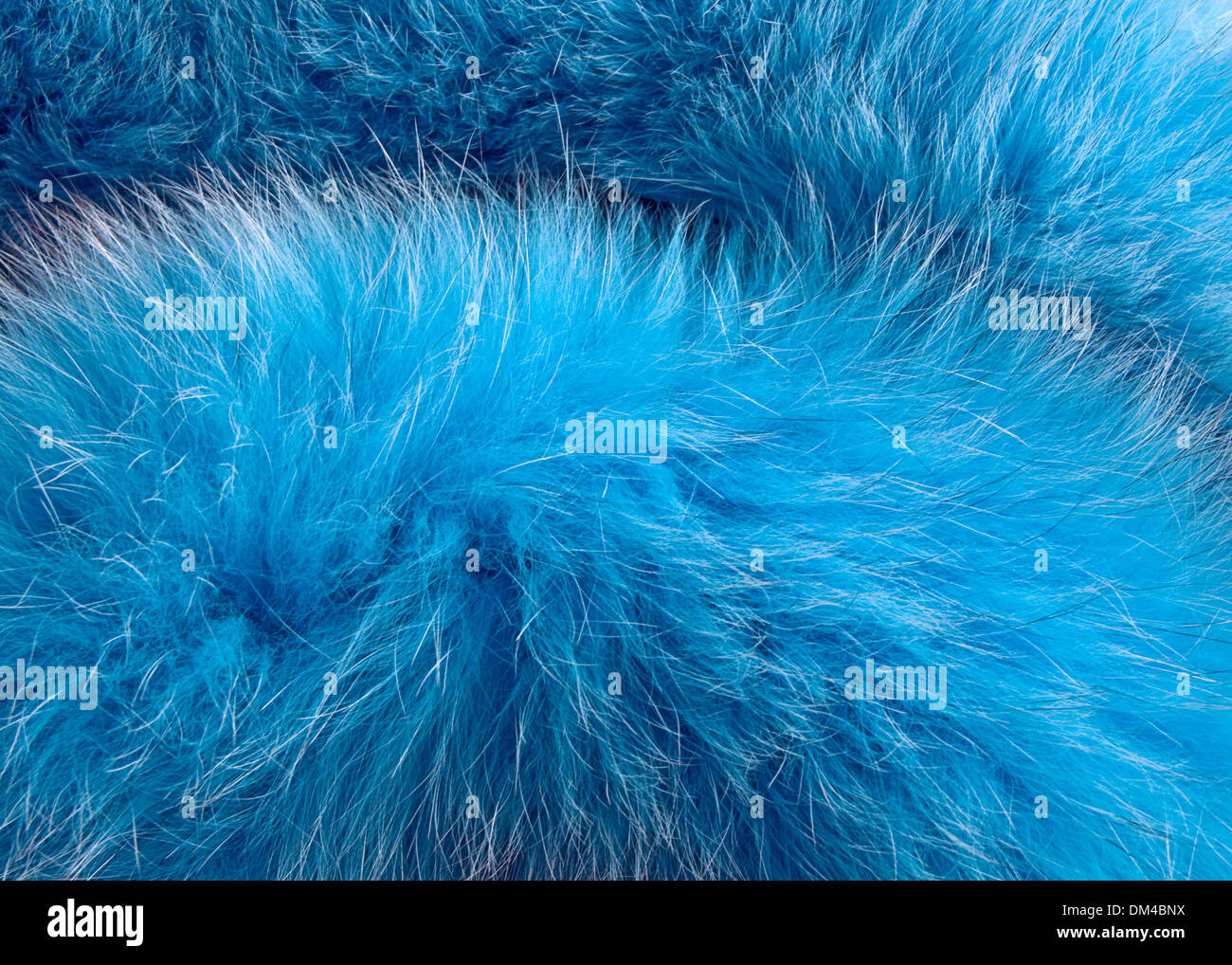 Blue artificial fur for texture or background Stock Photo