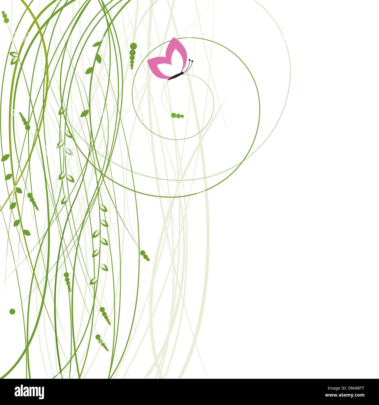 Abstract background with butterfly. Vector illustration Stock Vector ...