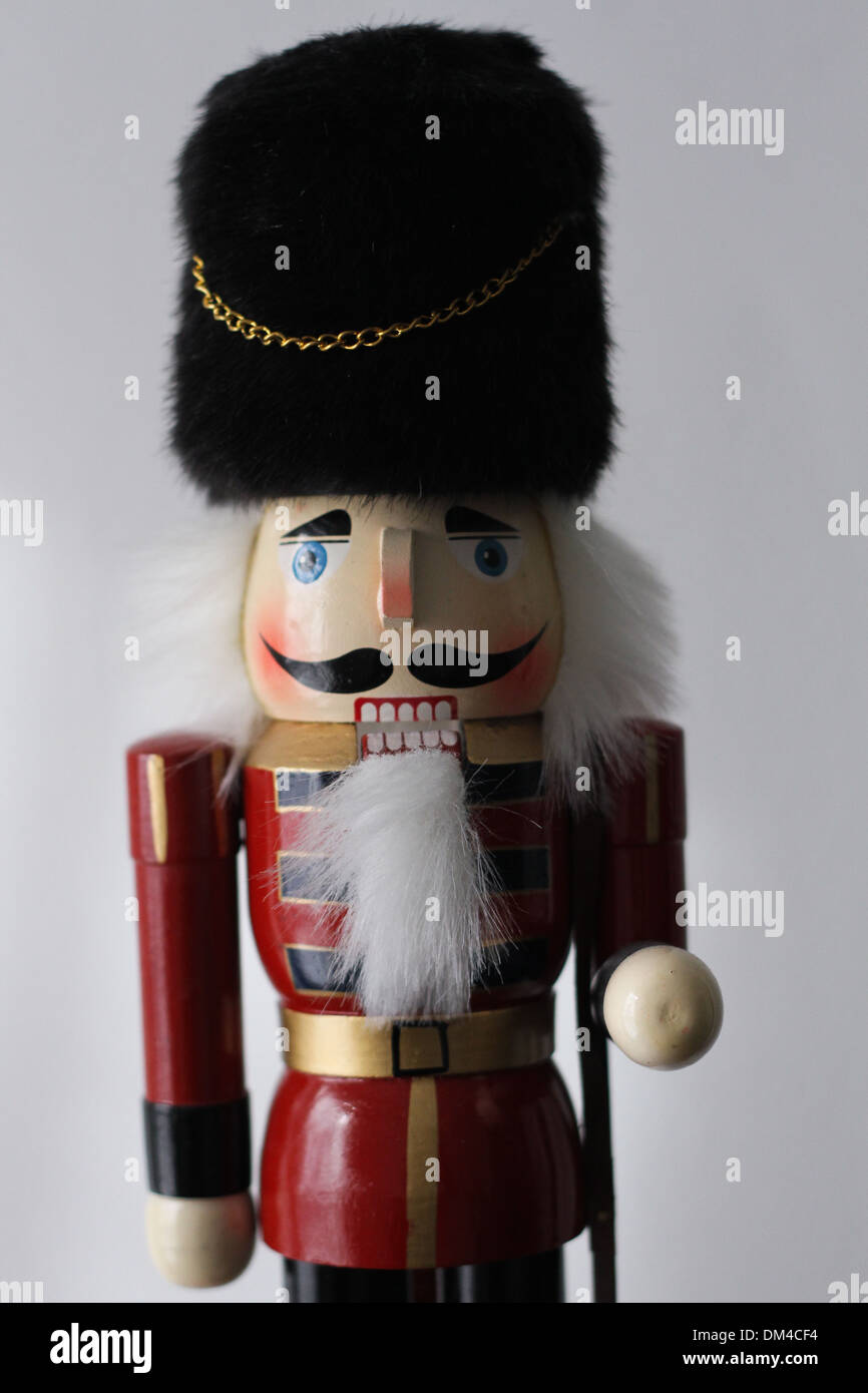 A wooden nutcracker doll Stock Photo Alamy