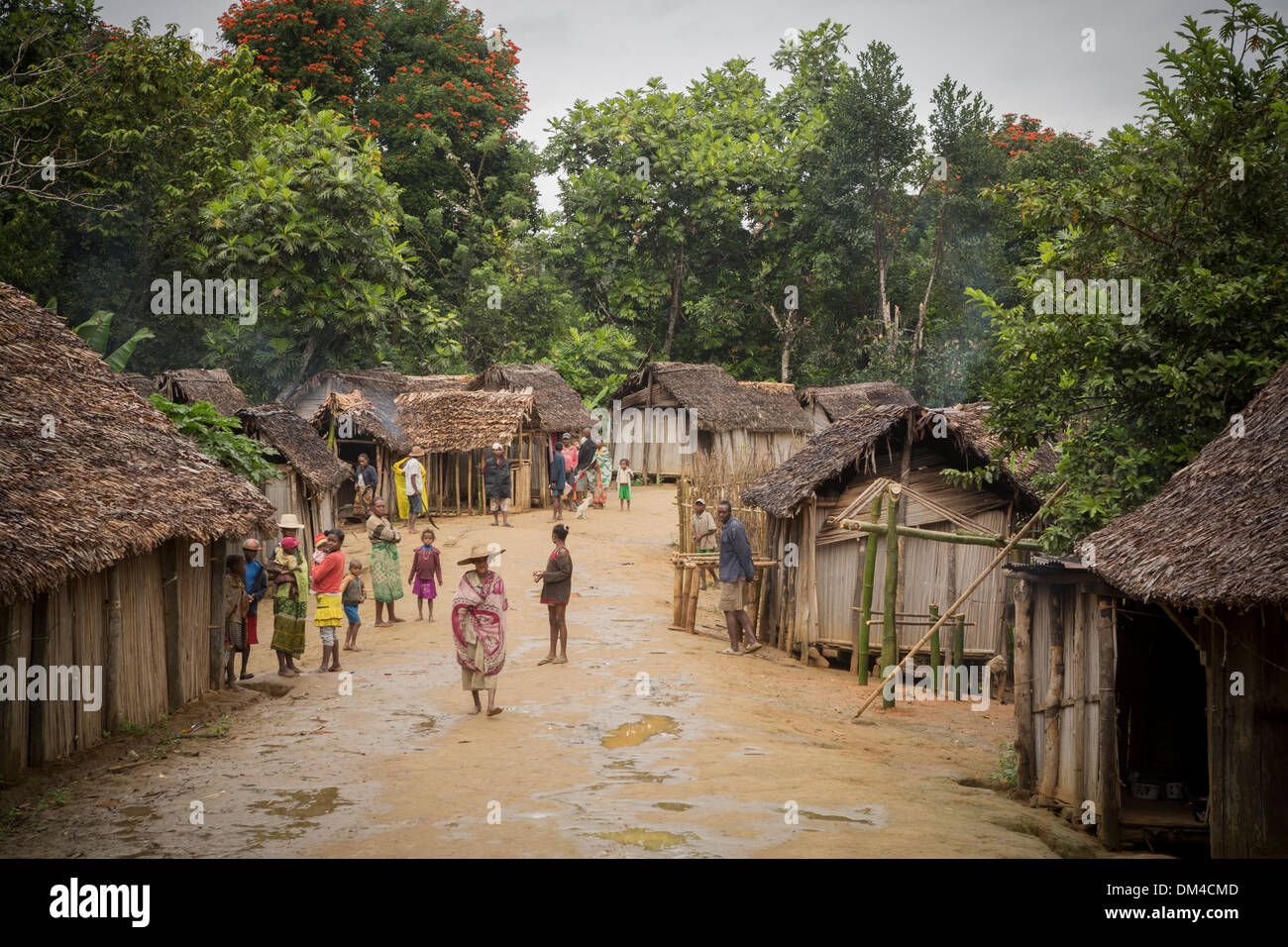 Madagascar Cities Rural House on stilts africa hi-res stock photography and images - Alamy