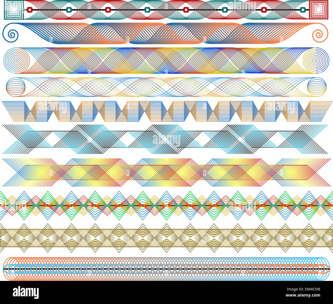 Colorful strips Stock Vector