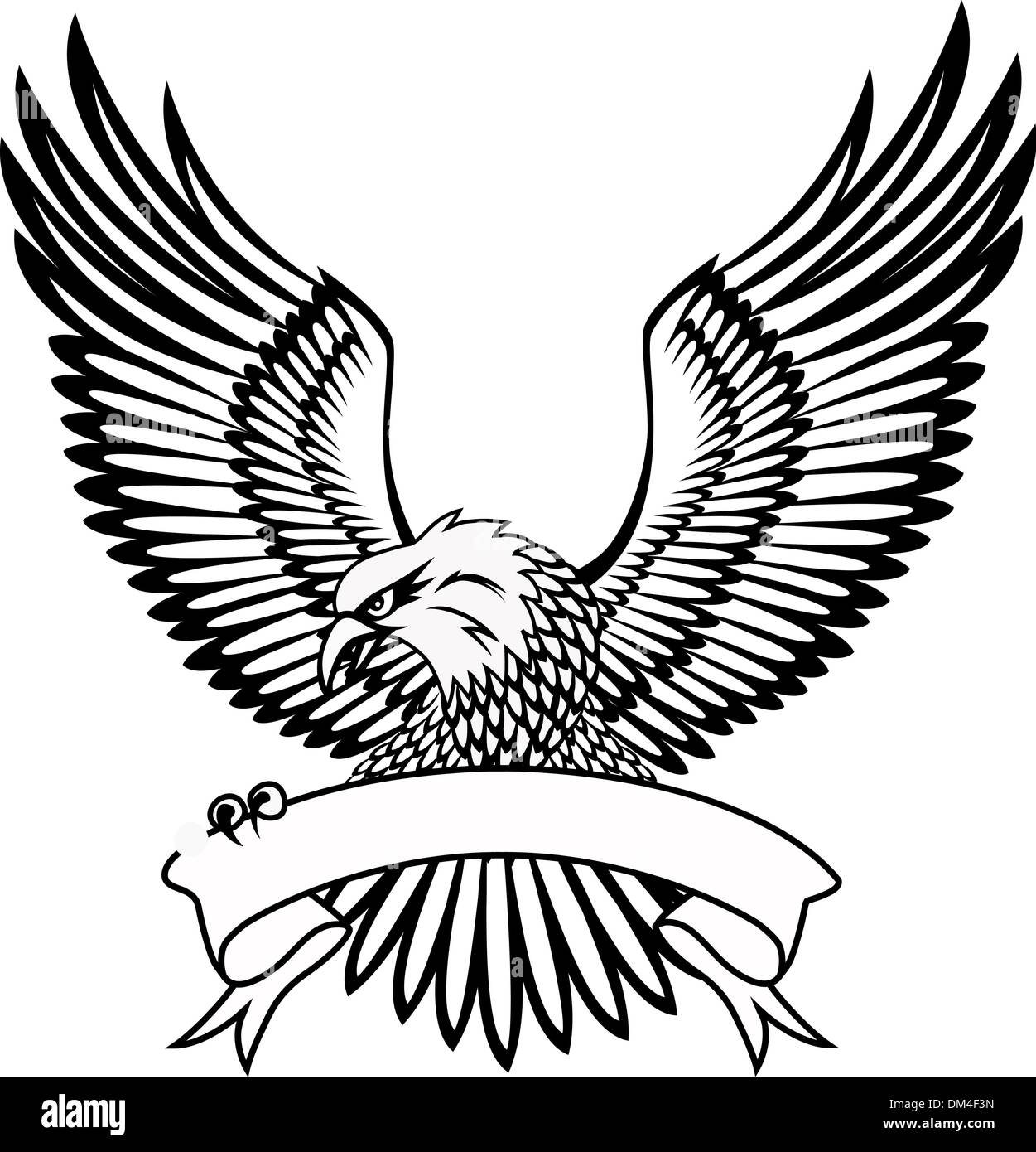 Eagle vector vectors Black and White Stock Photos & Images - Alamy