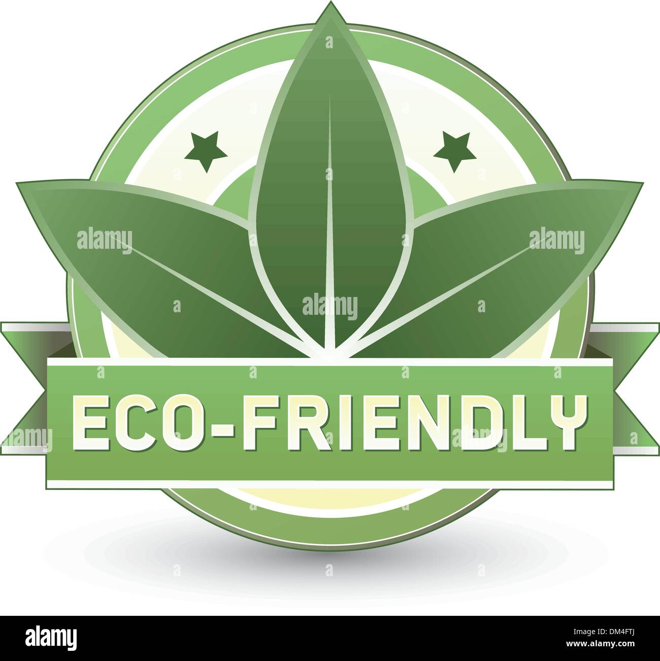 Eco-friendly product or food label Stock Vector