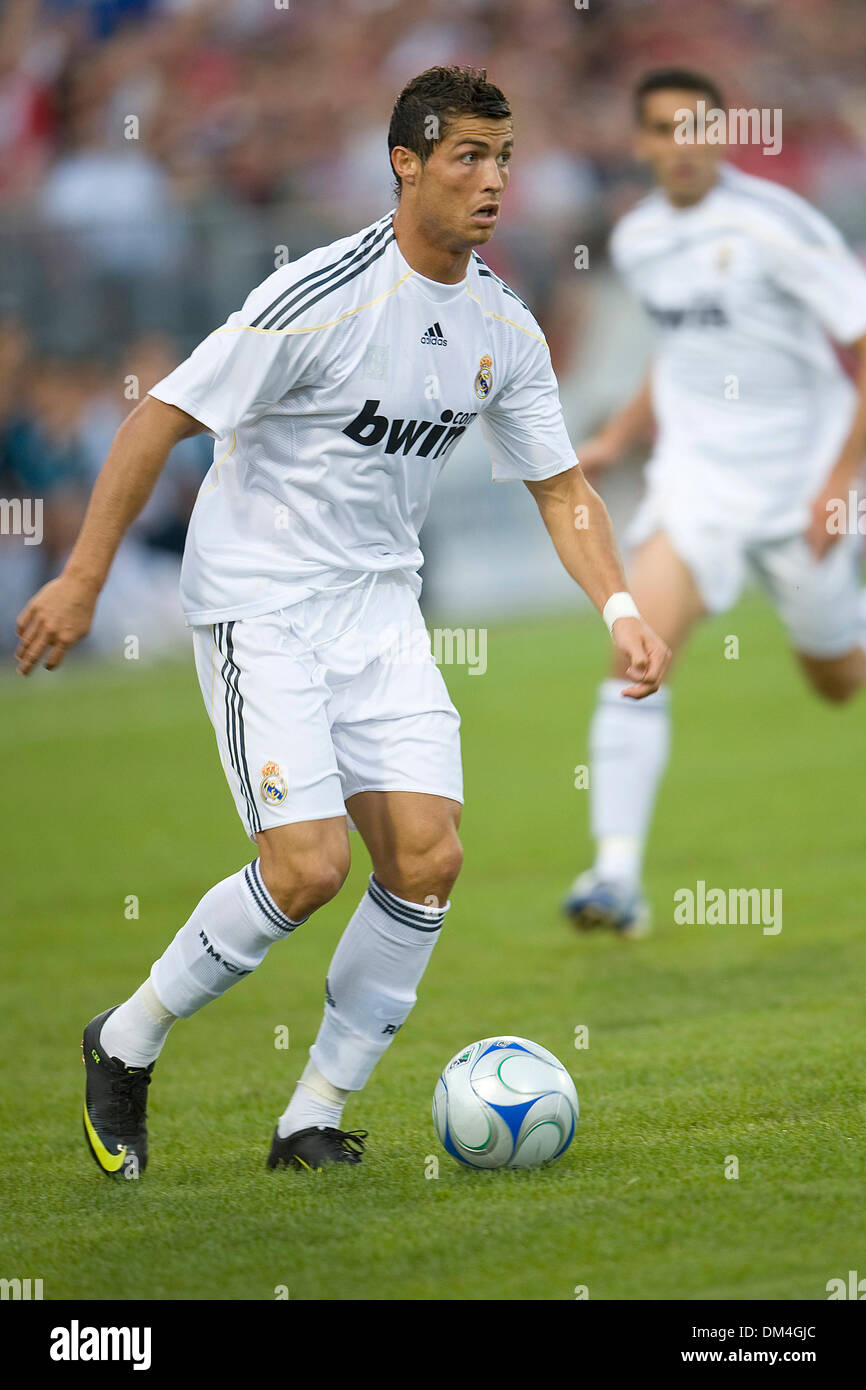 Real Madrid midfielder Cristiano Ronaldo #9 in action during a FIFA  international friendly soccer match between Real Madrid and Toronto FC..Real  Madrid won 5-1. (Credit Image: © Nick Turchiaro/Southcreek  Global/ZUMApress.com Stock Photo 