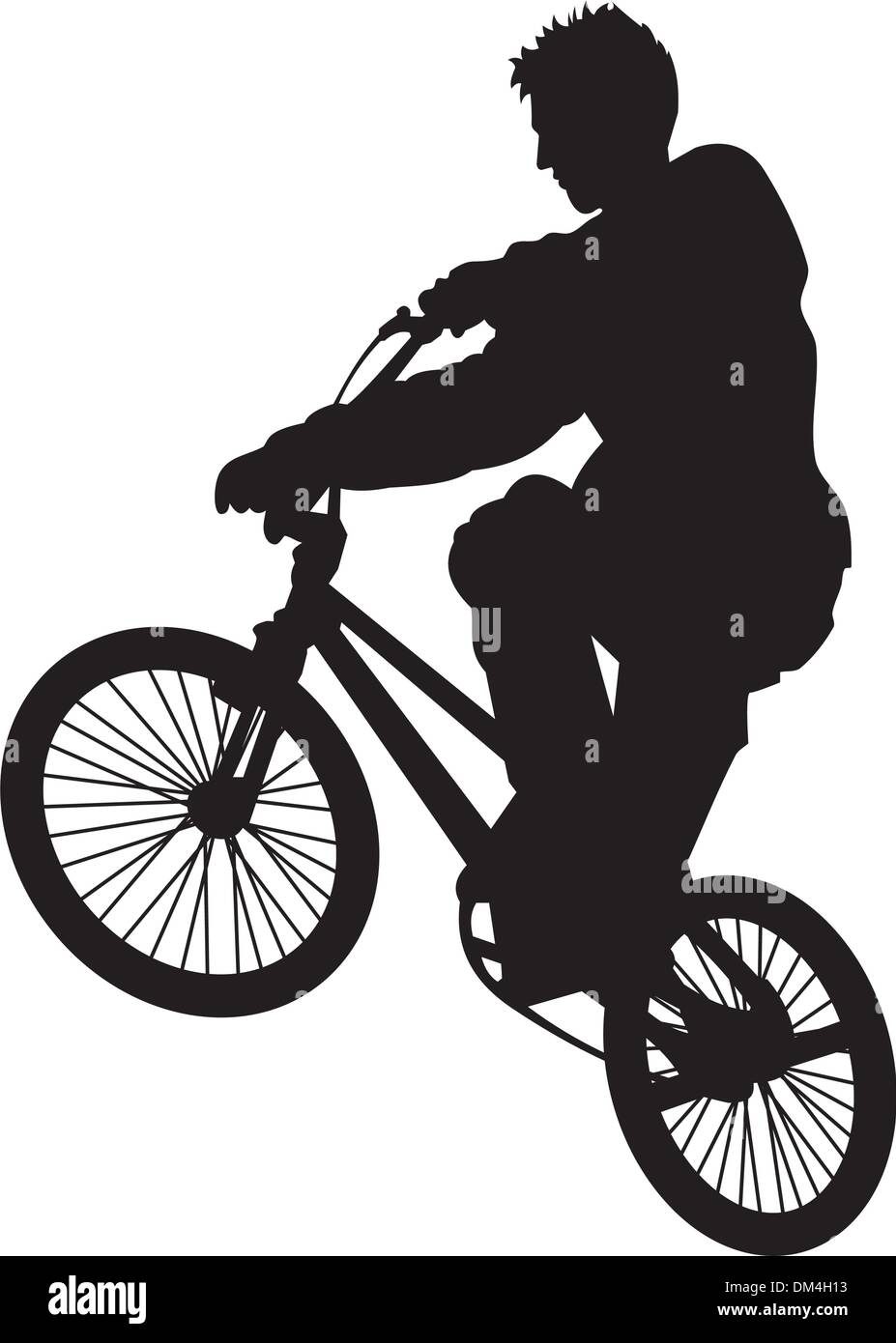 Bicycle rider 5 Stock Vector