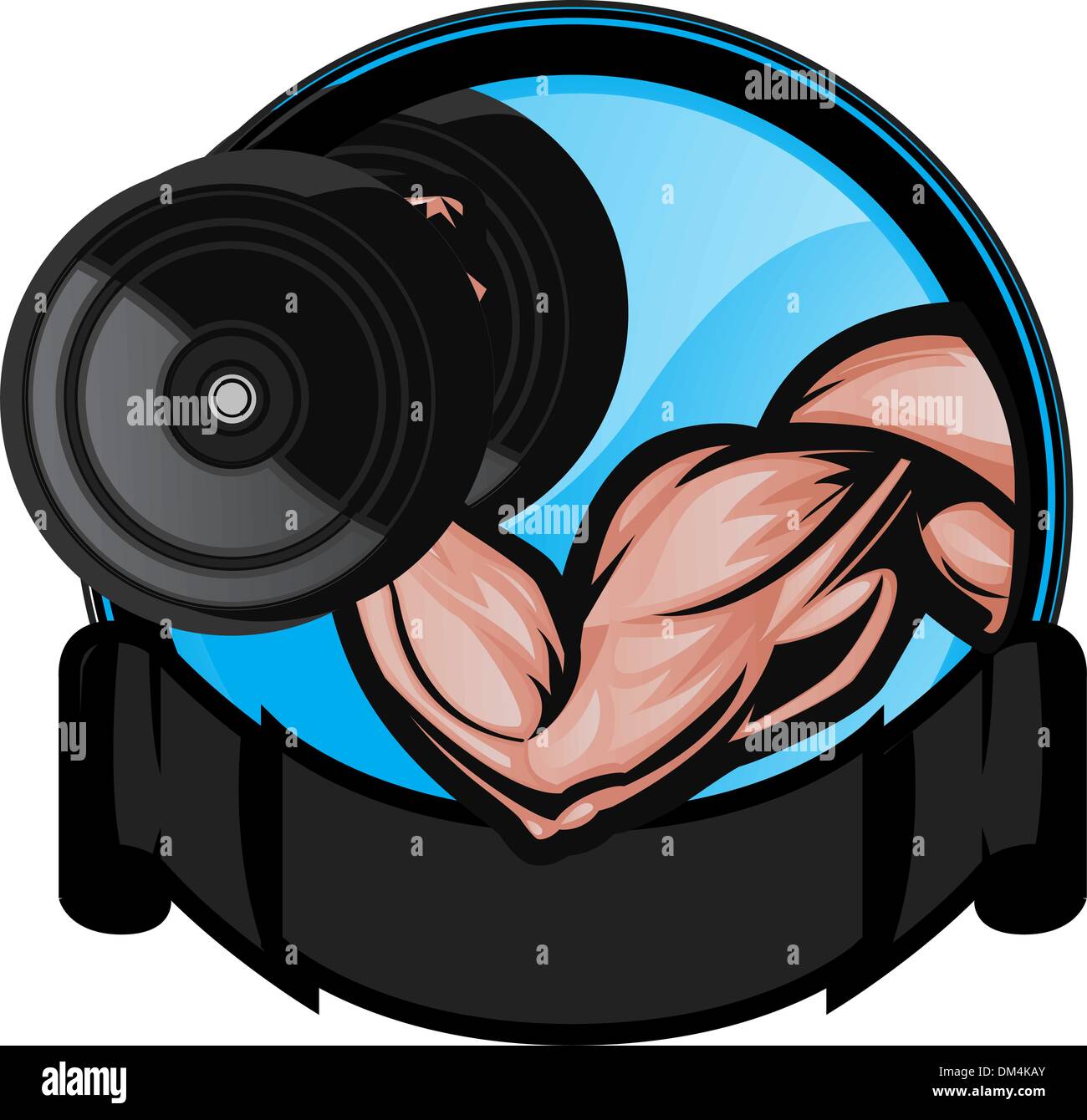 Bicep cartoon hi-res stock photography and images - Alamy