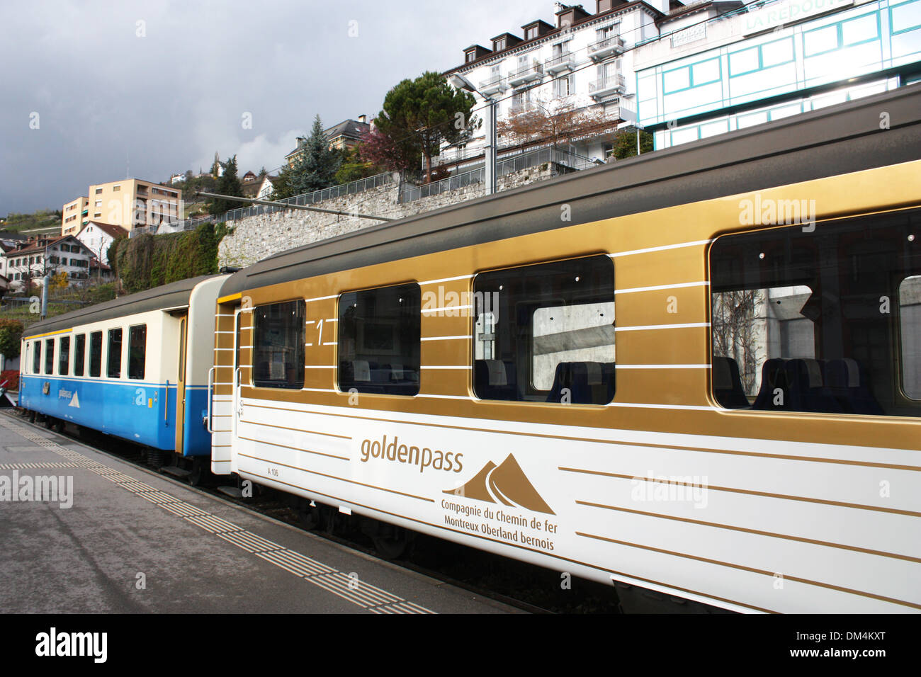 Golden pass train switzerland hi-res stock photography and images