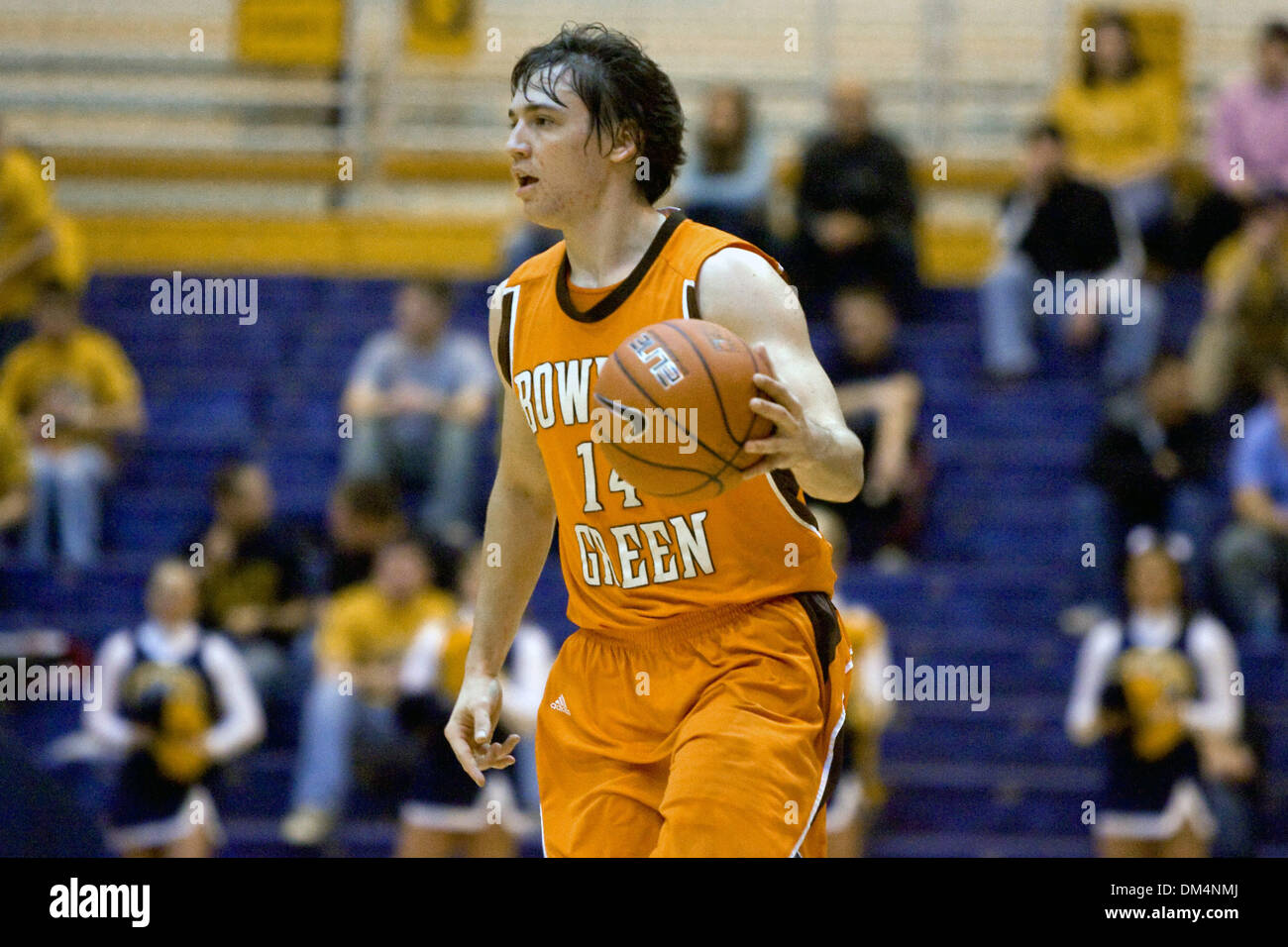 17 January 2010 Bowling Green Falcons Joe Jakubowski (14) during the