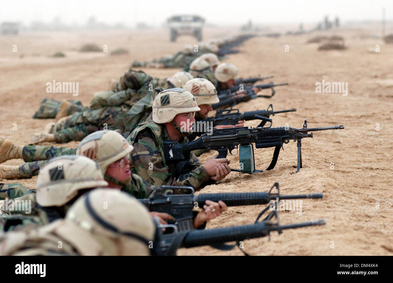 Iraq 2003 3rd infantry division hi-res stock photography and 