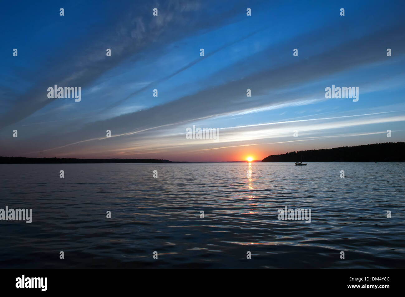 Lake des deux Montagnes Quebec Canada Stock Photo Alamy