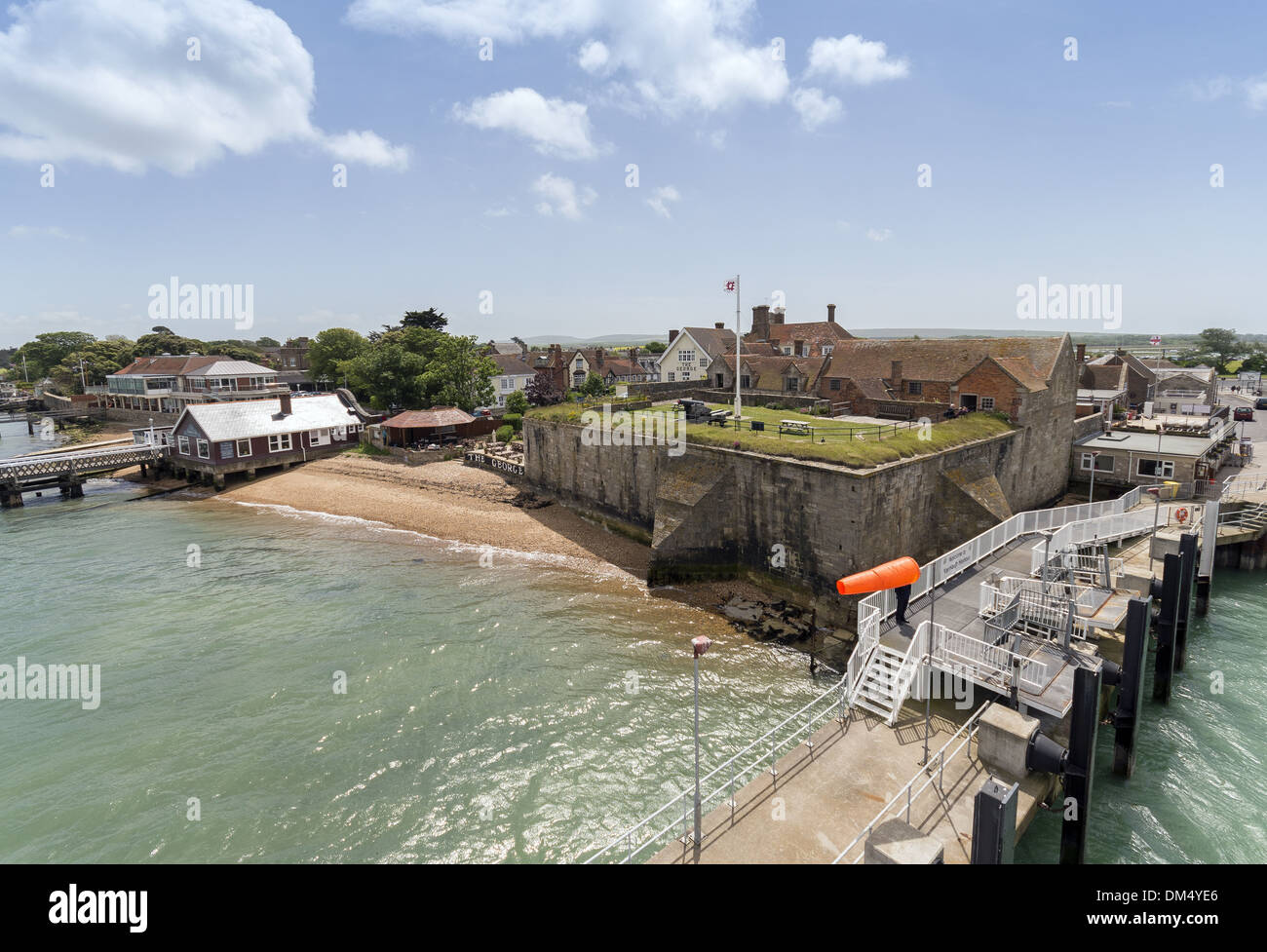 Yarmouth Castle which guarded Yarmouth harbour when it was built by ...