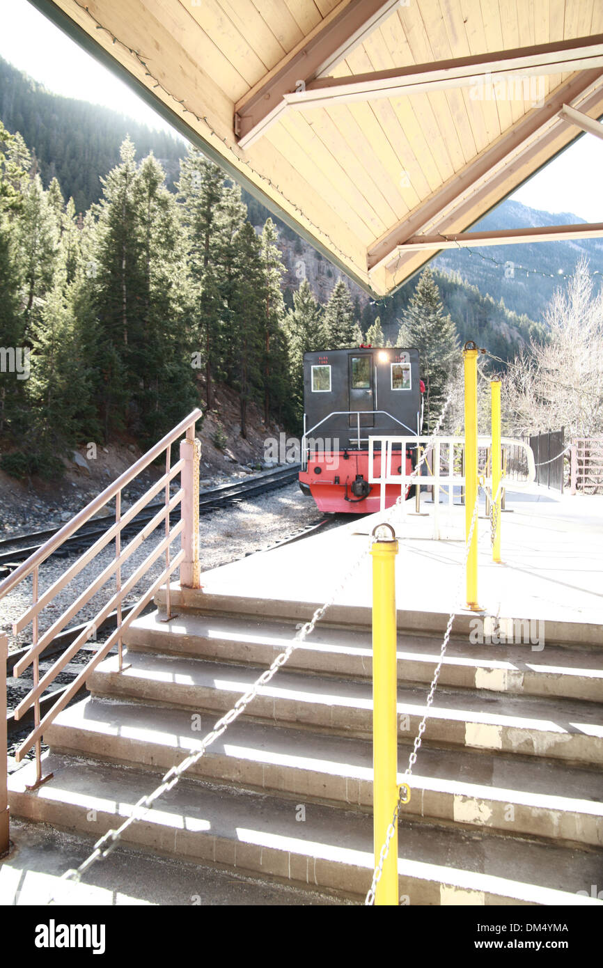 Devil's Gate train station in Georgetown Colorado Stock Photo - Alamy