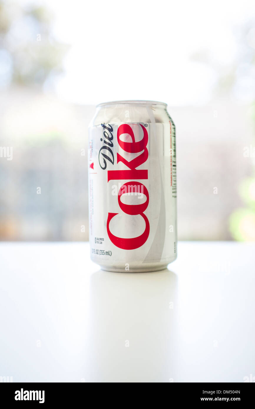 A can of Diet Coke Stock Photo