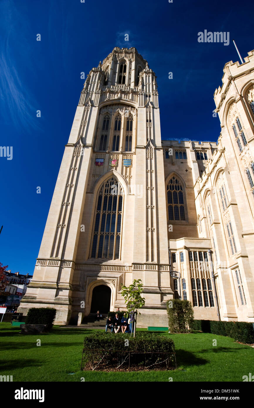 A View Of The Wills Memorial Building Stock Photo - Alamy