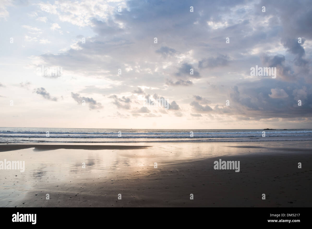 Beautiful Beach Dominical Puntarenas Costa Rica Stock Photo