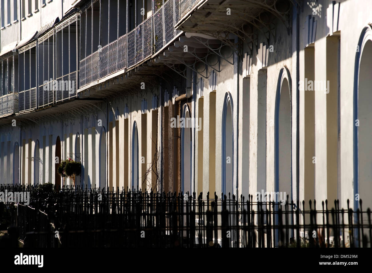 Royal York Crescent, Clifton, Bristol, UK. Stock Photo