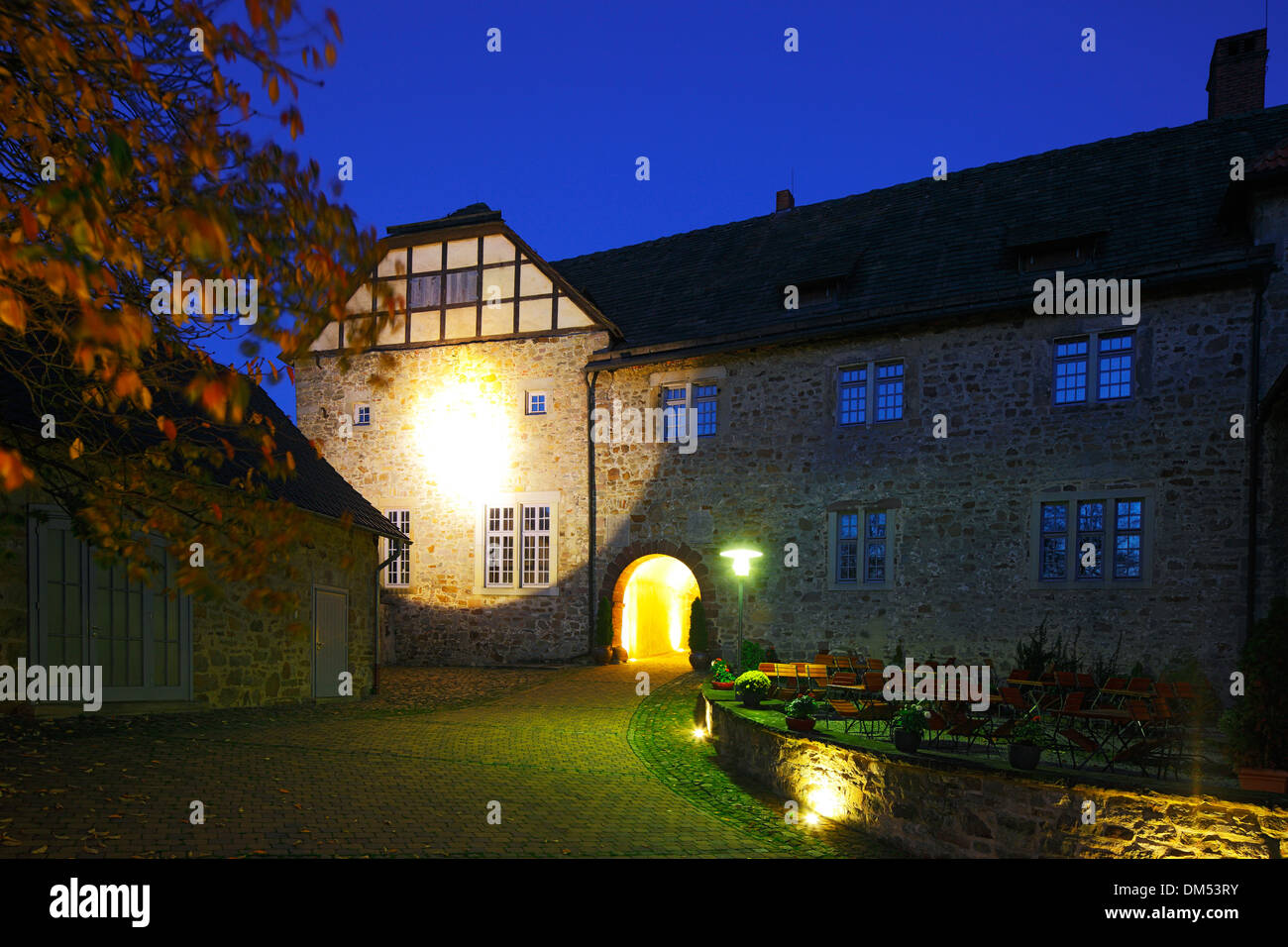 Germany Extertal Exter Lipper hills Weser hills nature reserve Teutoburg forest Eggegebirge east Westphalia-lippe east Stock Photo