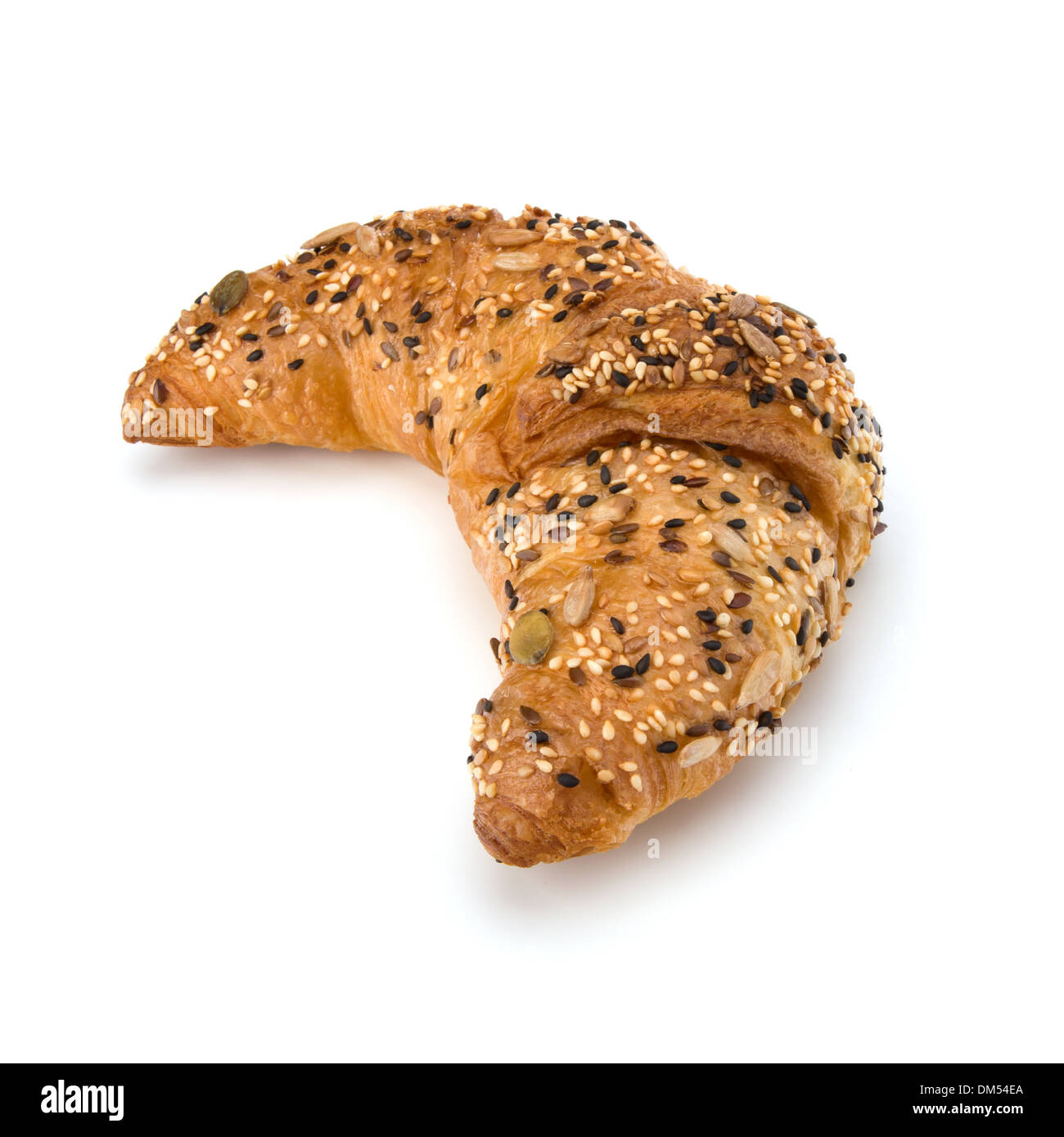fresh croissant isolated on white background Stock Photo - Alamy