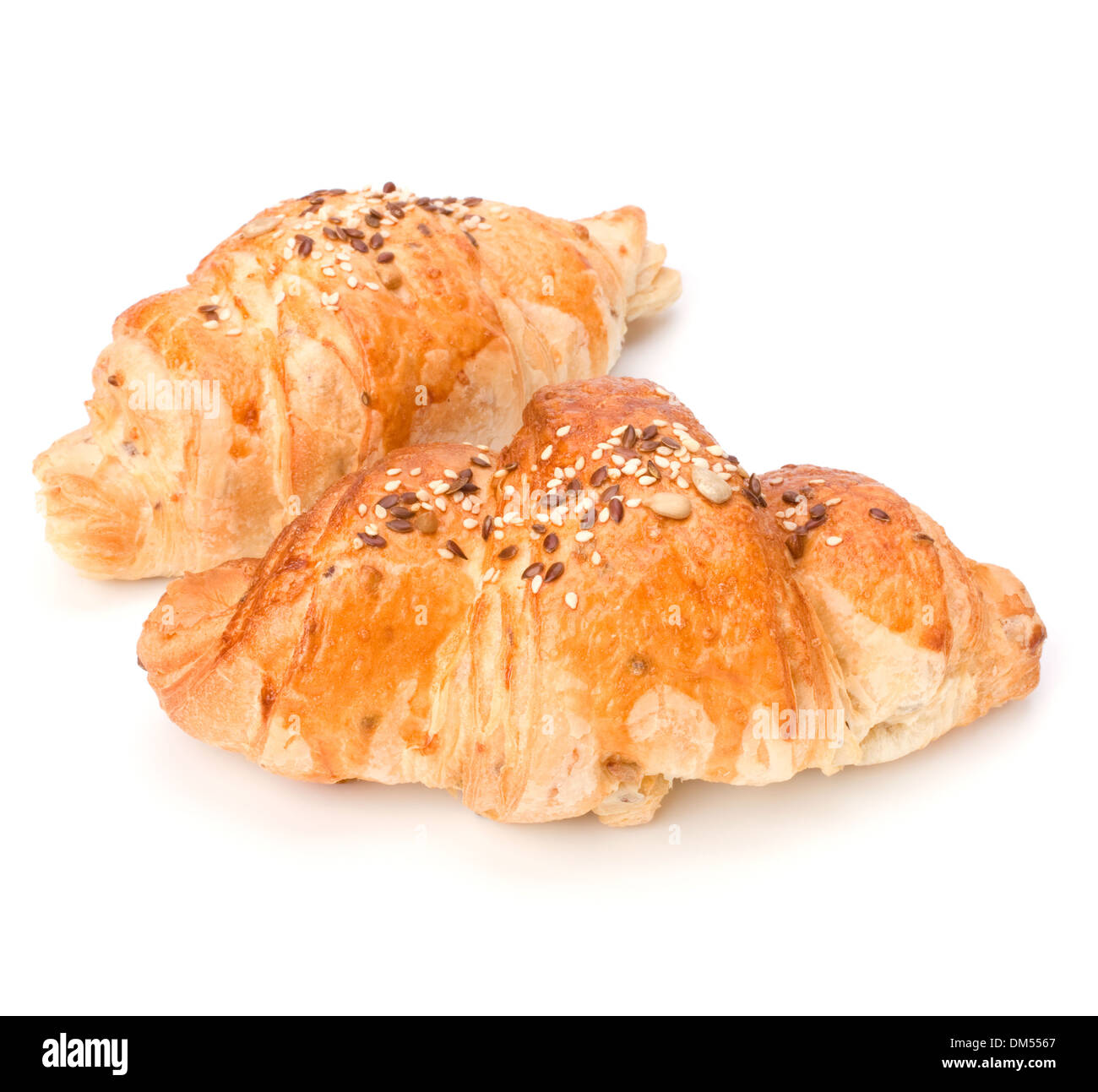 croissant isolated on white background Stock Photo - Alamy