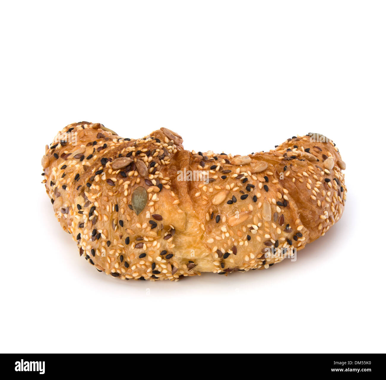fresh croissant isolated on white background Stock Photo - Alamy