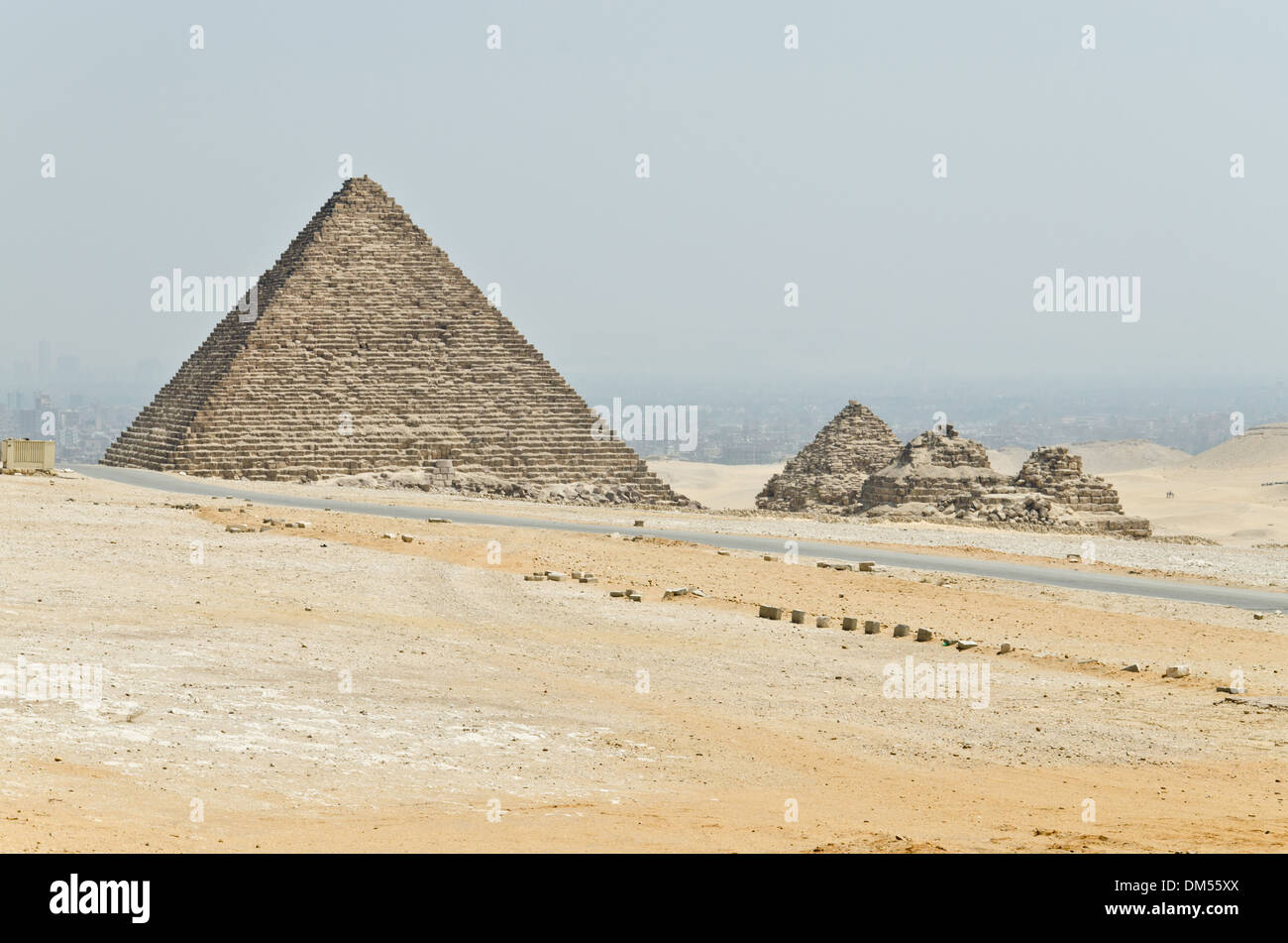 The Giza Necropolis Stock Photo