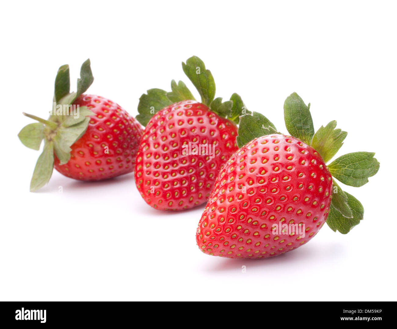 Strawberry isolated on white background cutout Stock Photo - Alamy