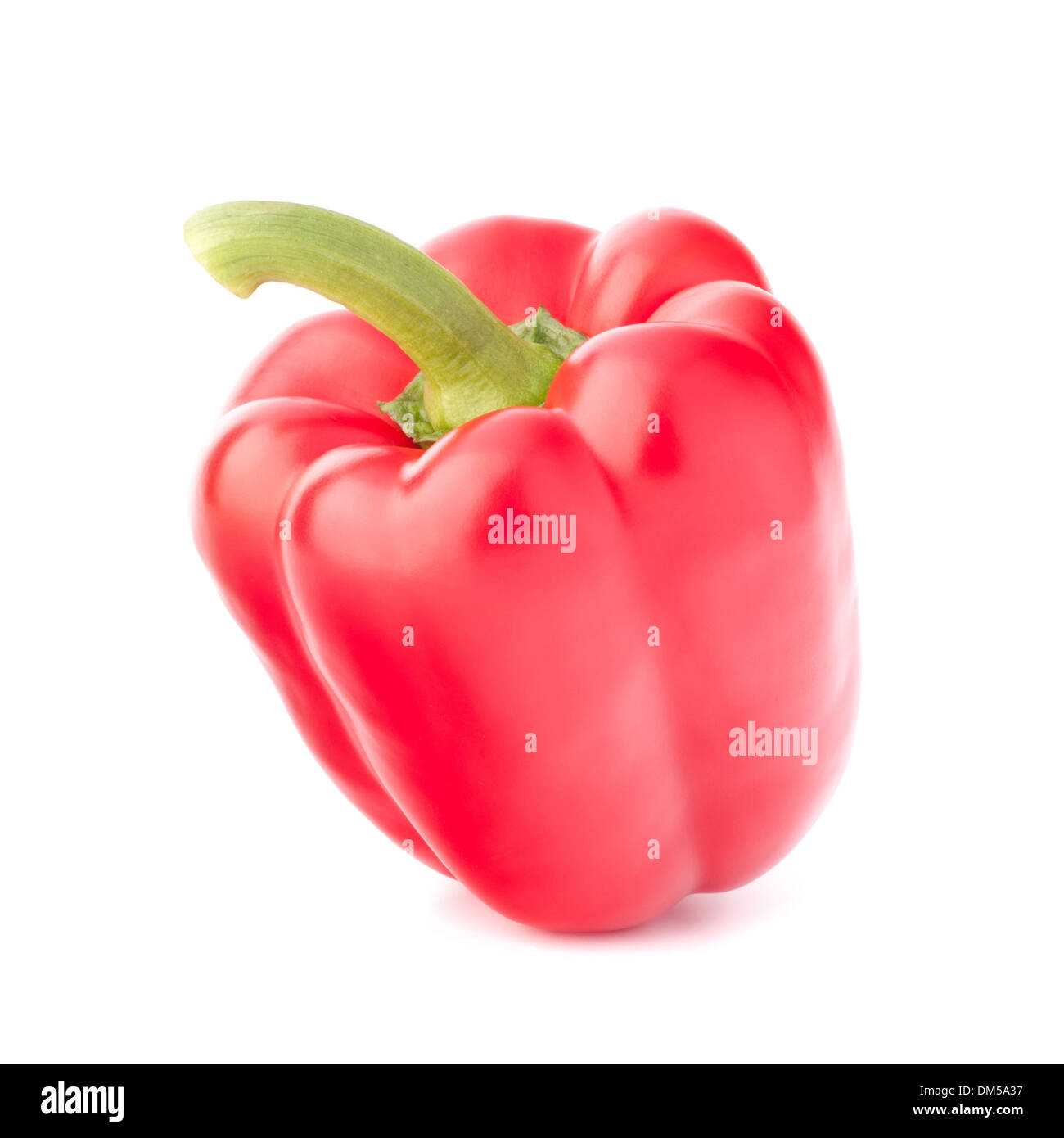 Sweet red pepper isolated on white background cutout Stock Photo - Alamy