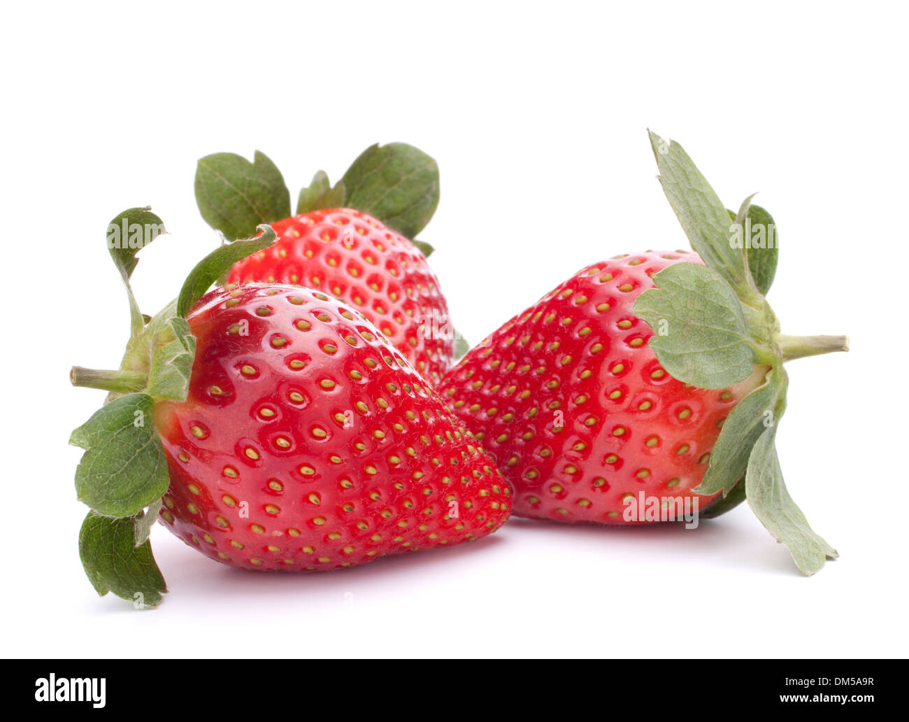 Strawberry isolated on white background cutout Stock Photo - Alamy
