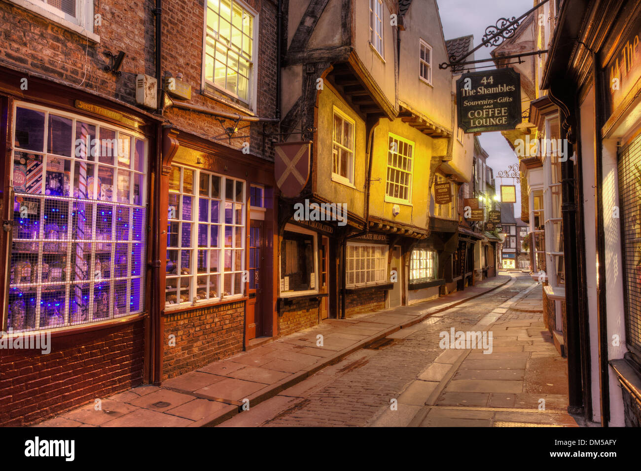 York Shambles Stock Photo