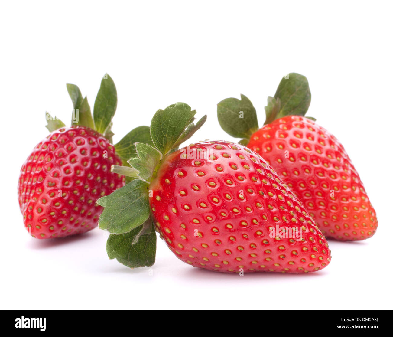 Strawberry isolated on white background cutout Stock Photo - Alamy