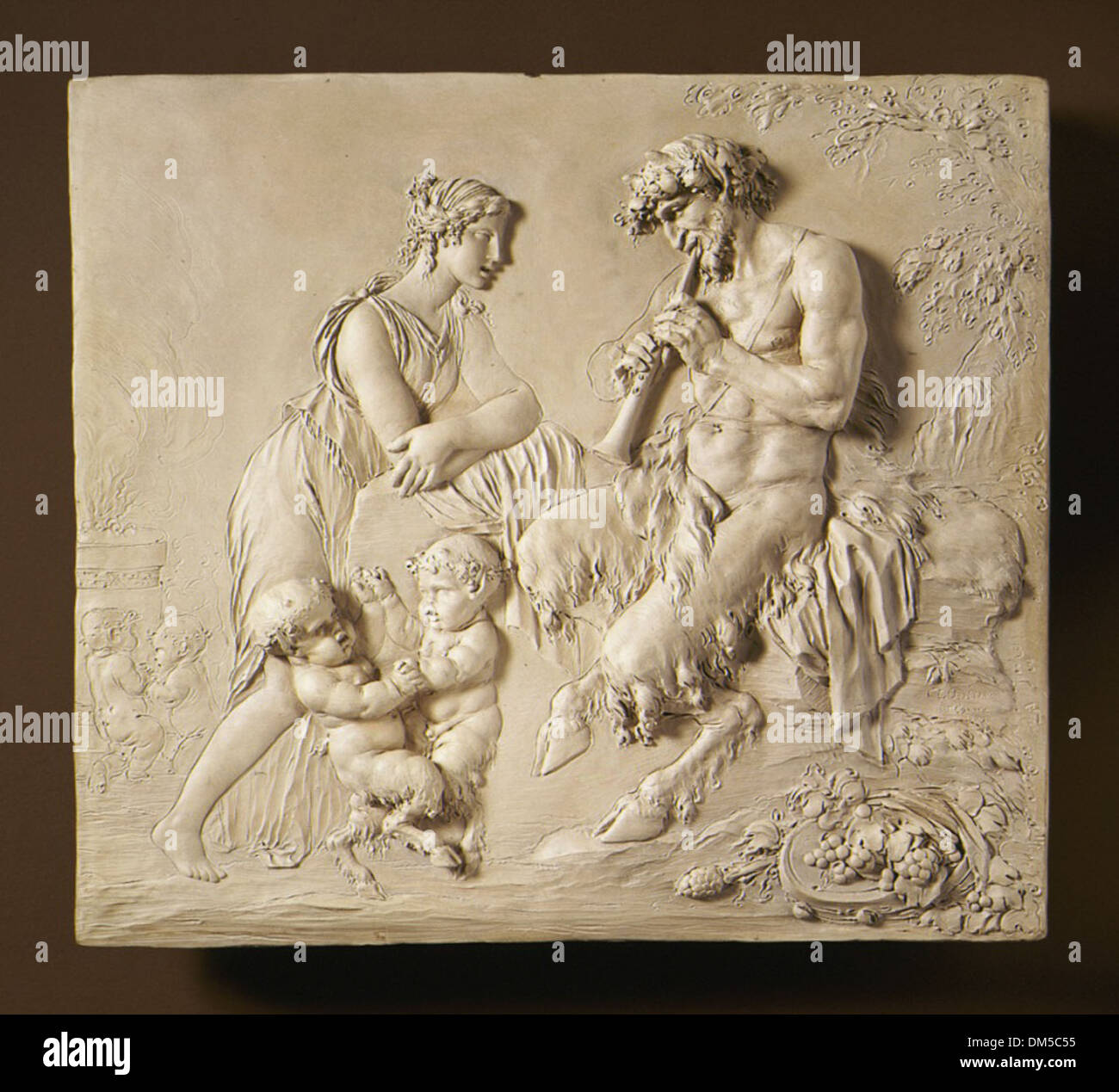 This Bacchic scene depicts a celebration of Bacchus, the Roman god of ...