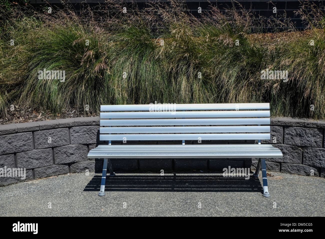 Aluminium Bench Seat Stock Photos Aluminium Bench Seat Stock
