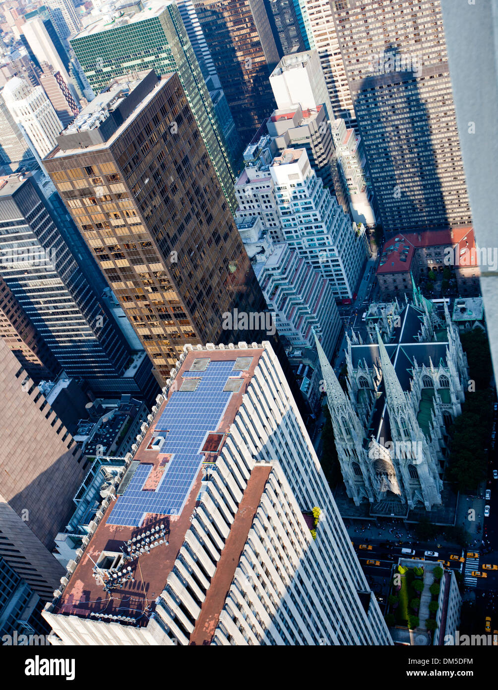 Aerial view of St Patricks church in New York City Stock Photo - Alamy