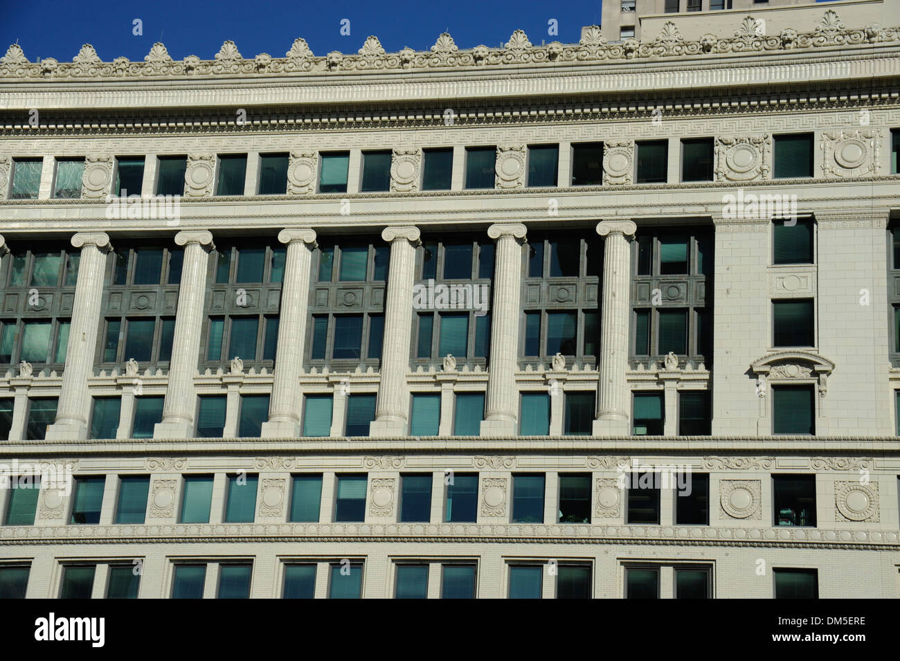 175 West Jackson Building.  The Insurance Exchange Building, Chicago, Illinois. Built.1912. Stock Photo