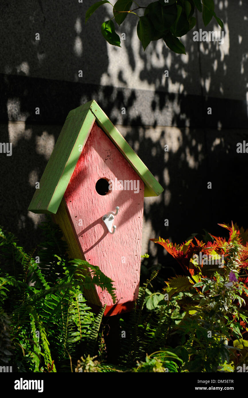 Birdhouses made with hardware Stock Photo Alamy