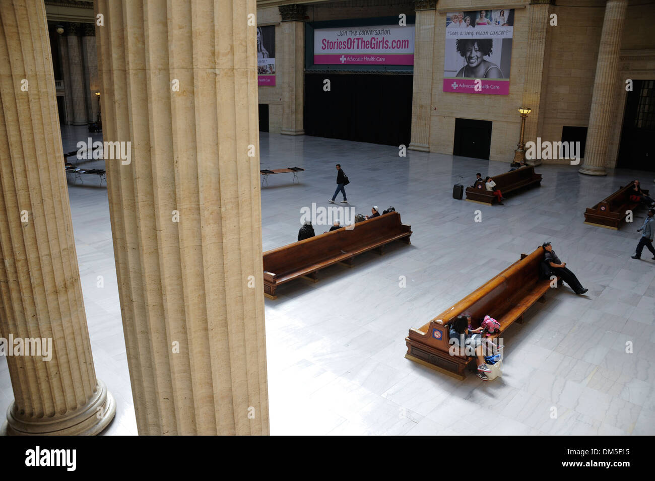Great Hall at Chicago Union Station train station, Chicago, Illinois