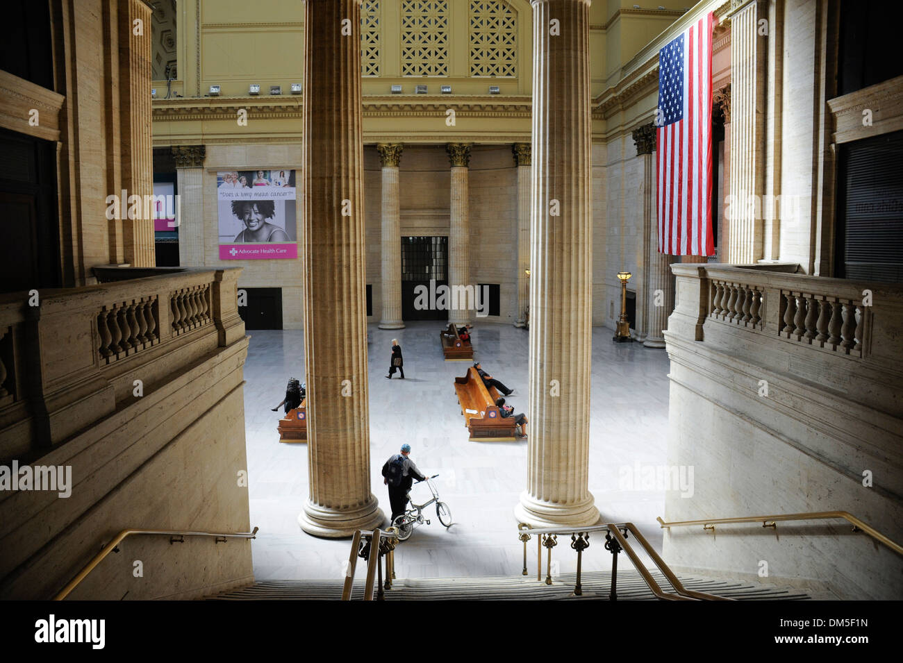 Great Hall at Chicago Union Station train station, Chicago, Illinois
