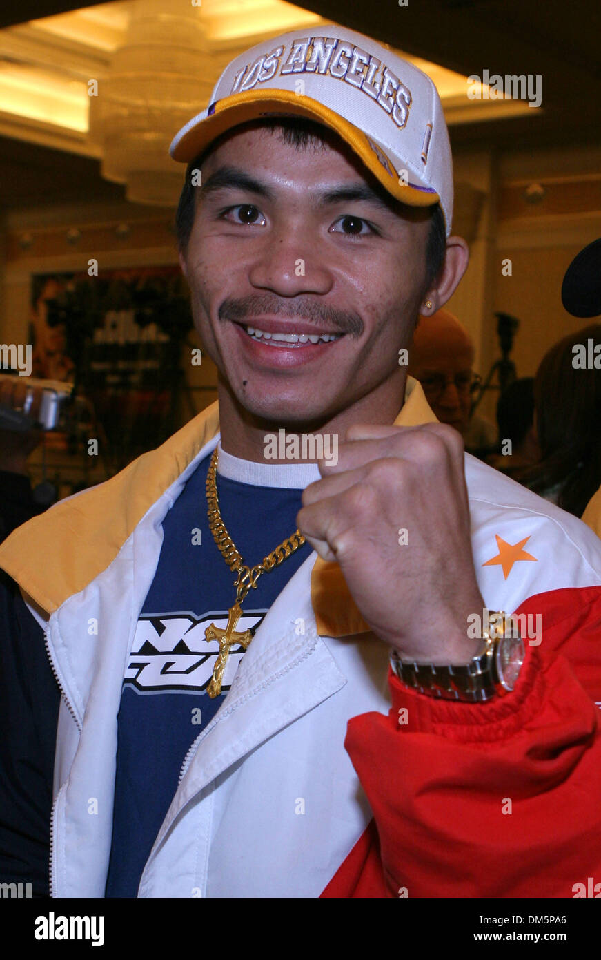Mar 16, 2005; Las Vegas, NV, USA; Boxer MANNY PACQUIAO at the 'Morales- Pacquiao' press conference at the MGM Grand in Las Vegas. Erik 'El  Terrible' Morales faces Manny Pacquiao in a super, image size:871x1390