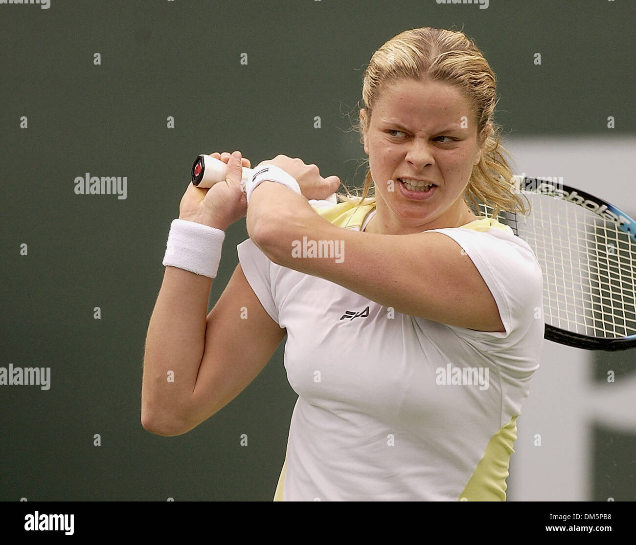 March 18, 2005; Indian Wells, CA, USA; WTA tennis pro KIM CLIJSTERS