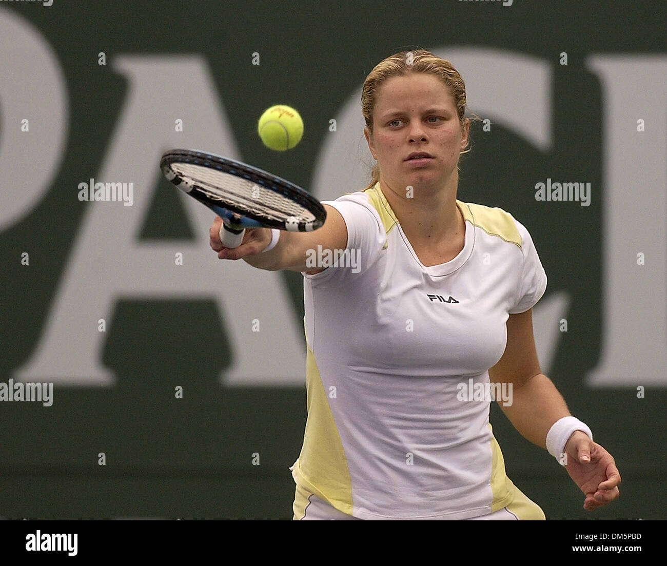 March 18, 2005; Indian Wells, CA, USA; WTA tennis pro KIM CLIJSTERS
