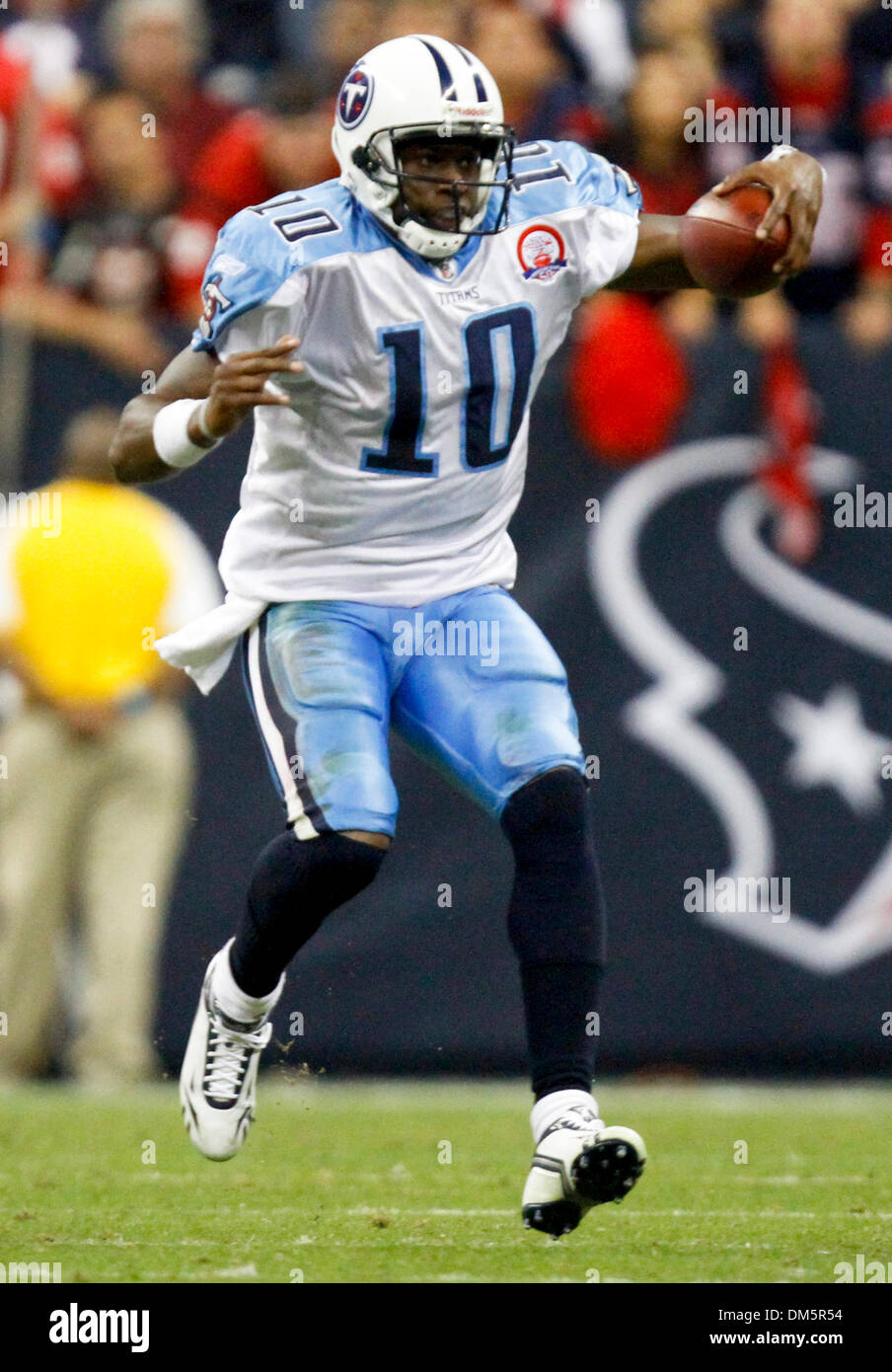 Photo: Tennessee Titans Quarterback Vince Young at Reliant Stadium