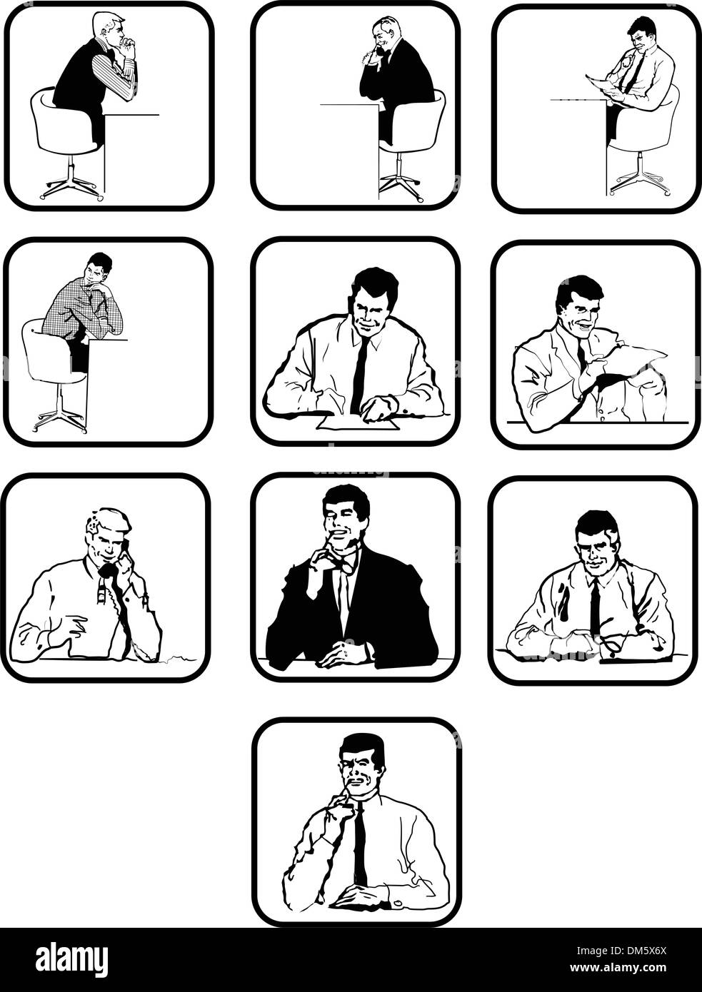 Silhouettes of men hi-res stock photography and images - Alamy