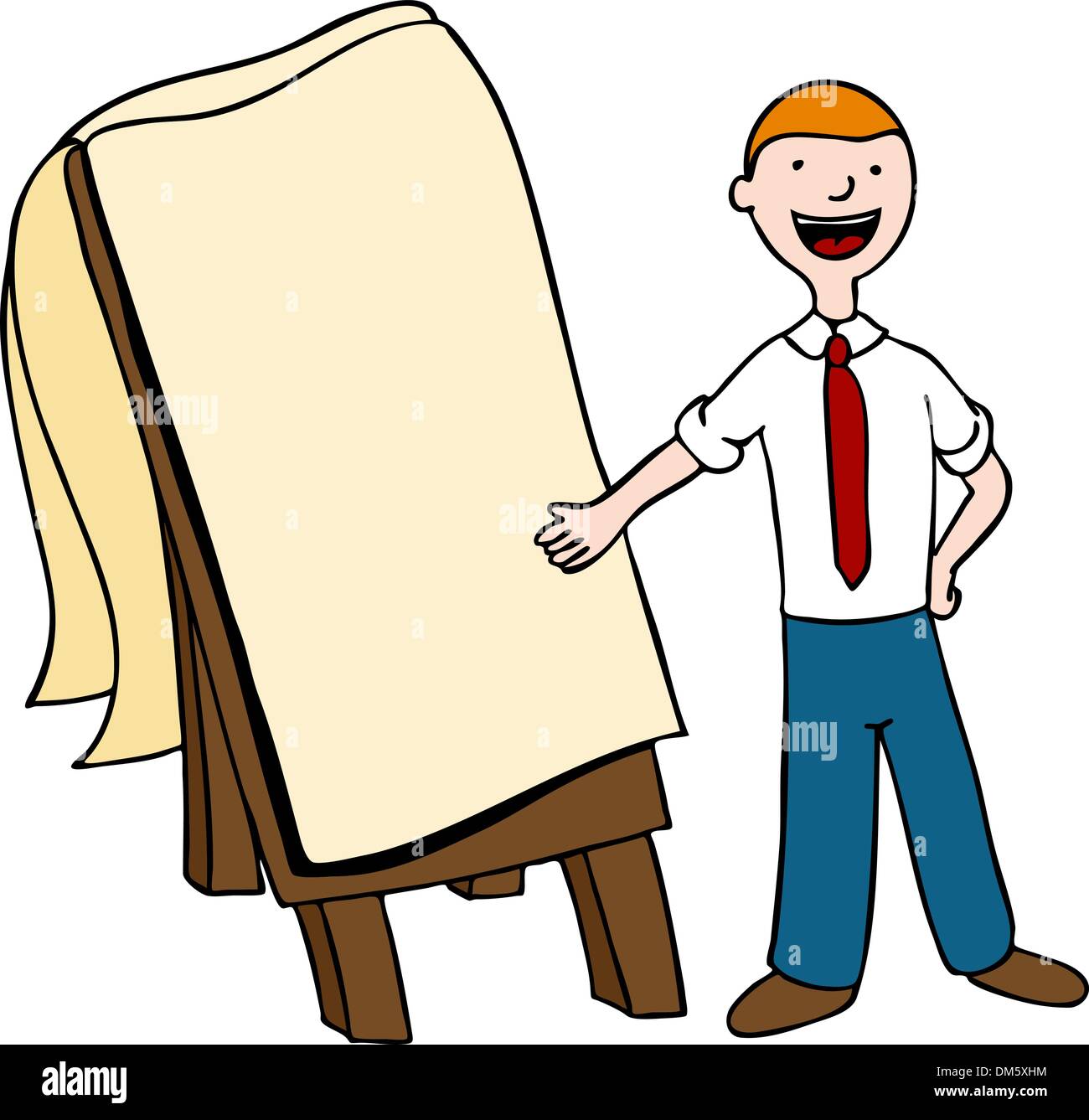 Vector art professional presenter hi-res stock photography and images ...