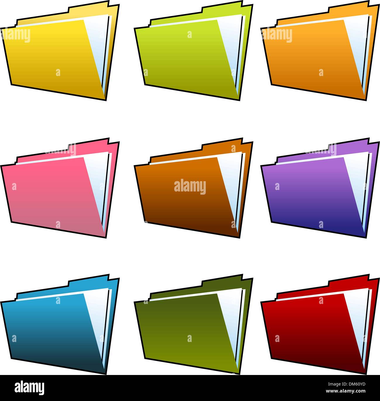Folder image Stock Vector Images - Alamy