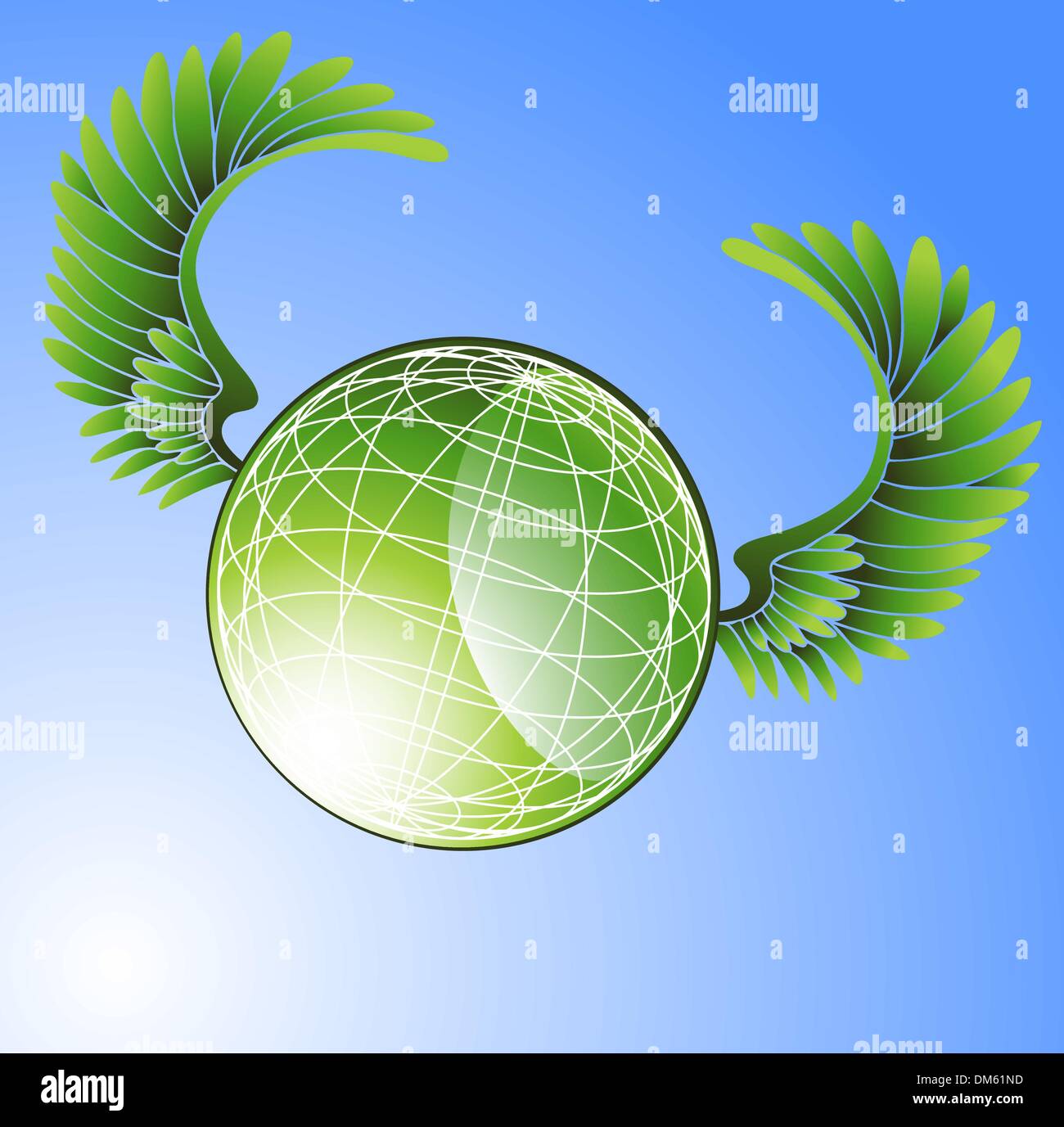 Global wings Stock Vector Images Alamy