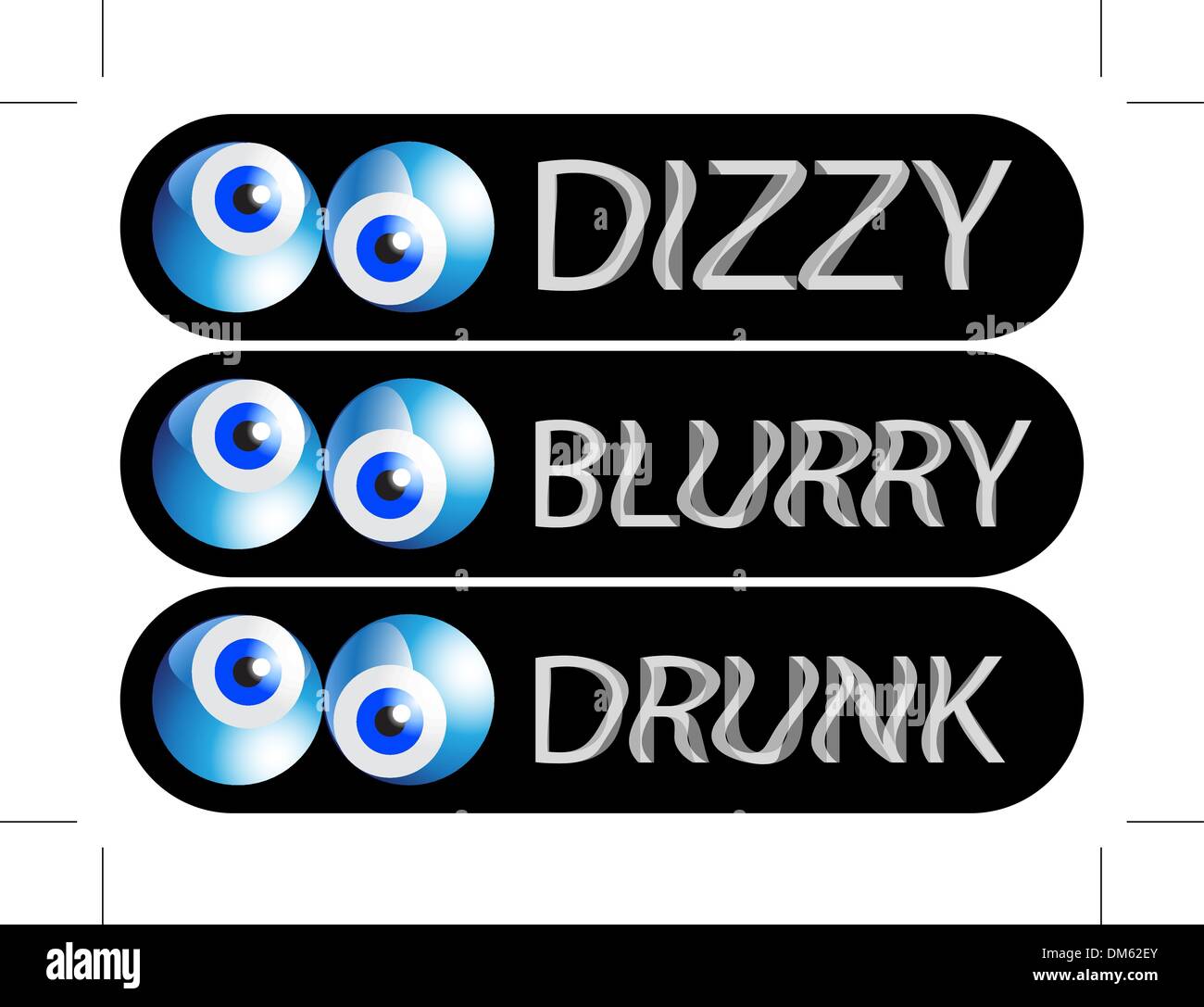 Googly Blurry Eye Buttons Stock Vector Image & Art Alamy